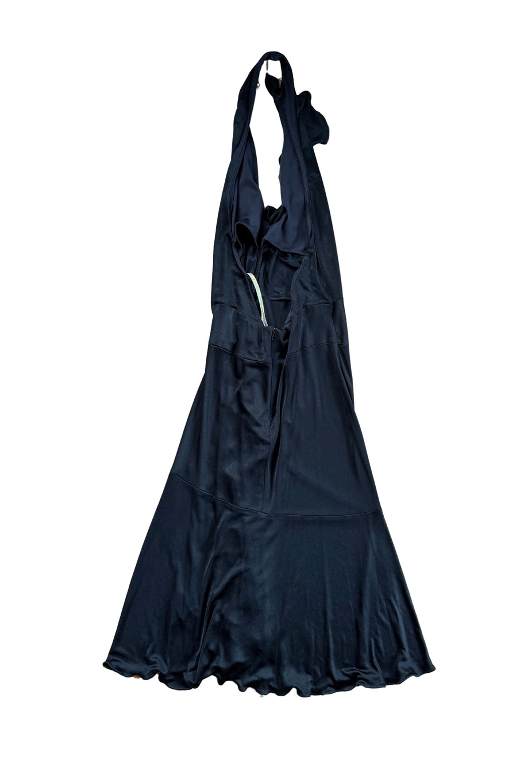 Black Ruffle Halterneck Dress┃Size 12