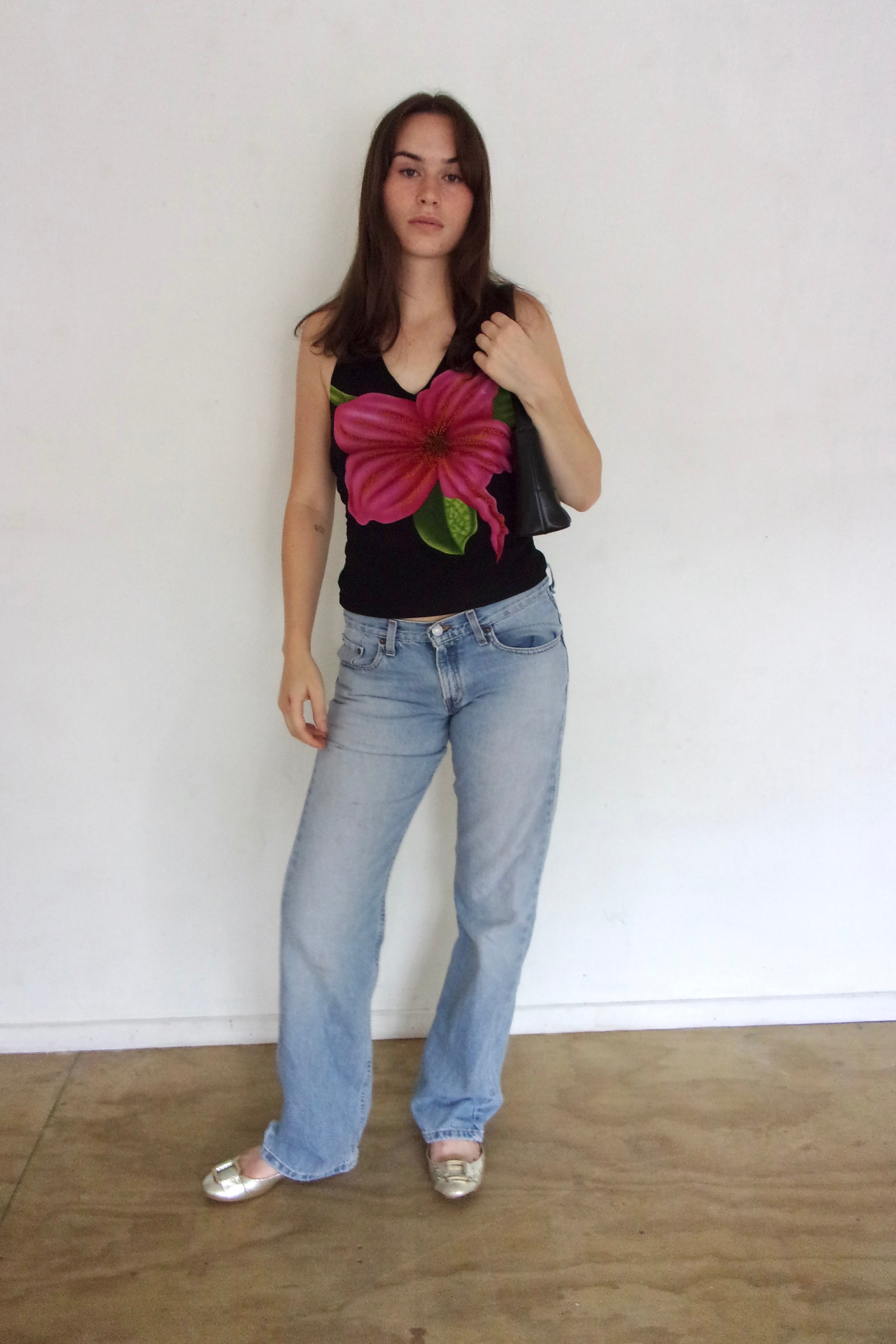 Floral Halter Top | Size L