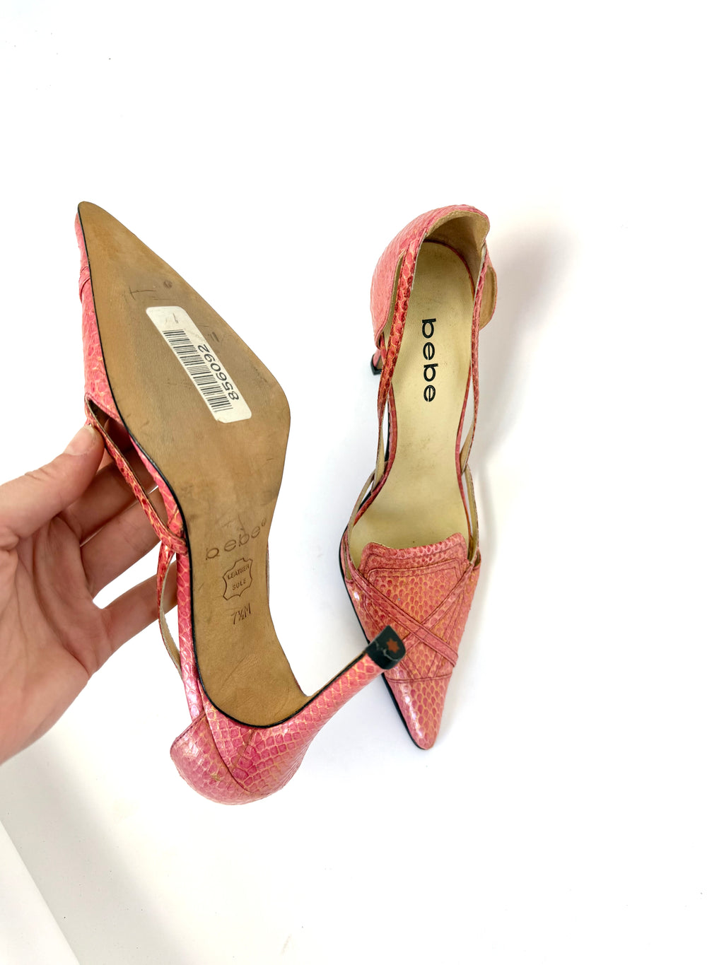 Orange BEBE Heels | Size 7.5