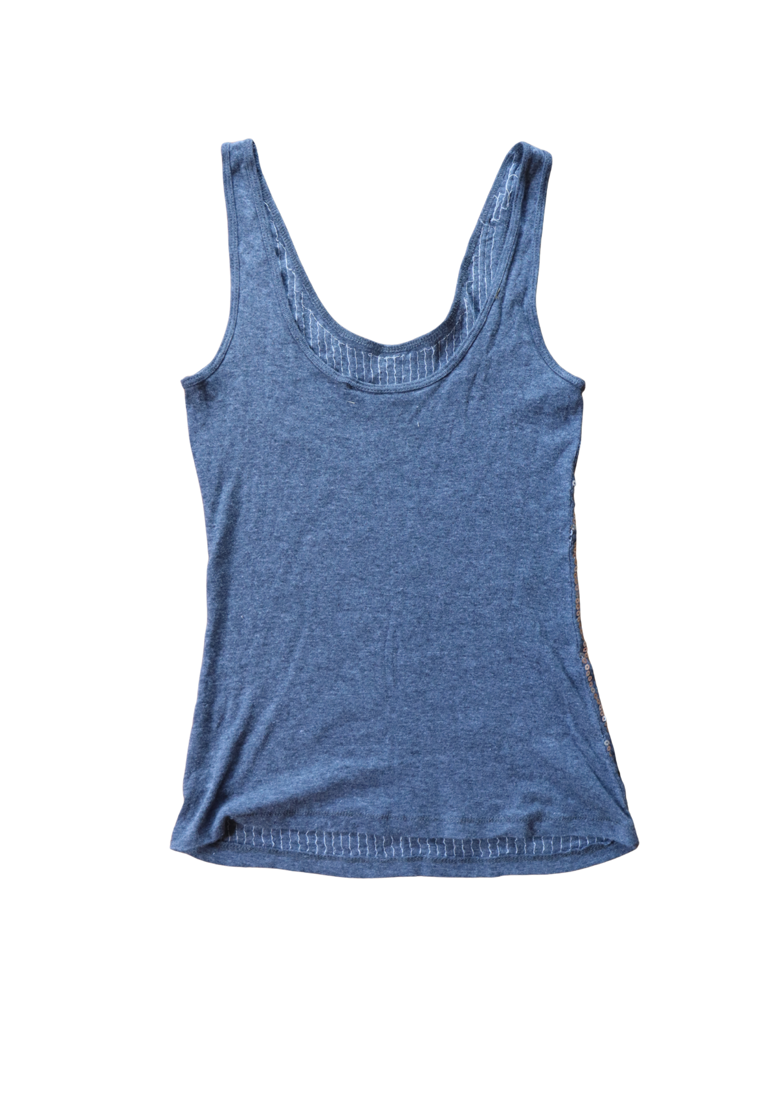 Grey Sequin Tank