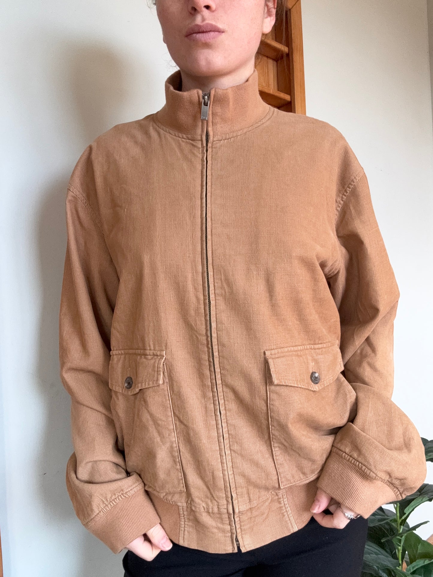 Vintage Polo Golf Brown Bomber Jacket┃Size M
