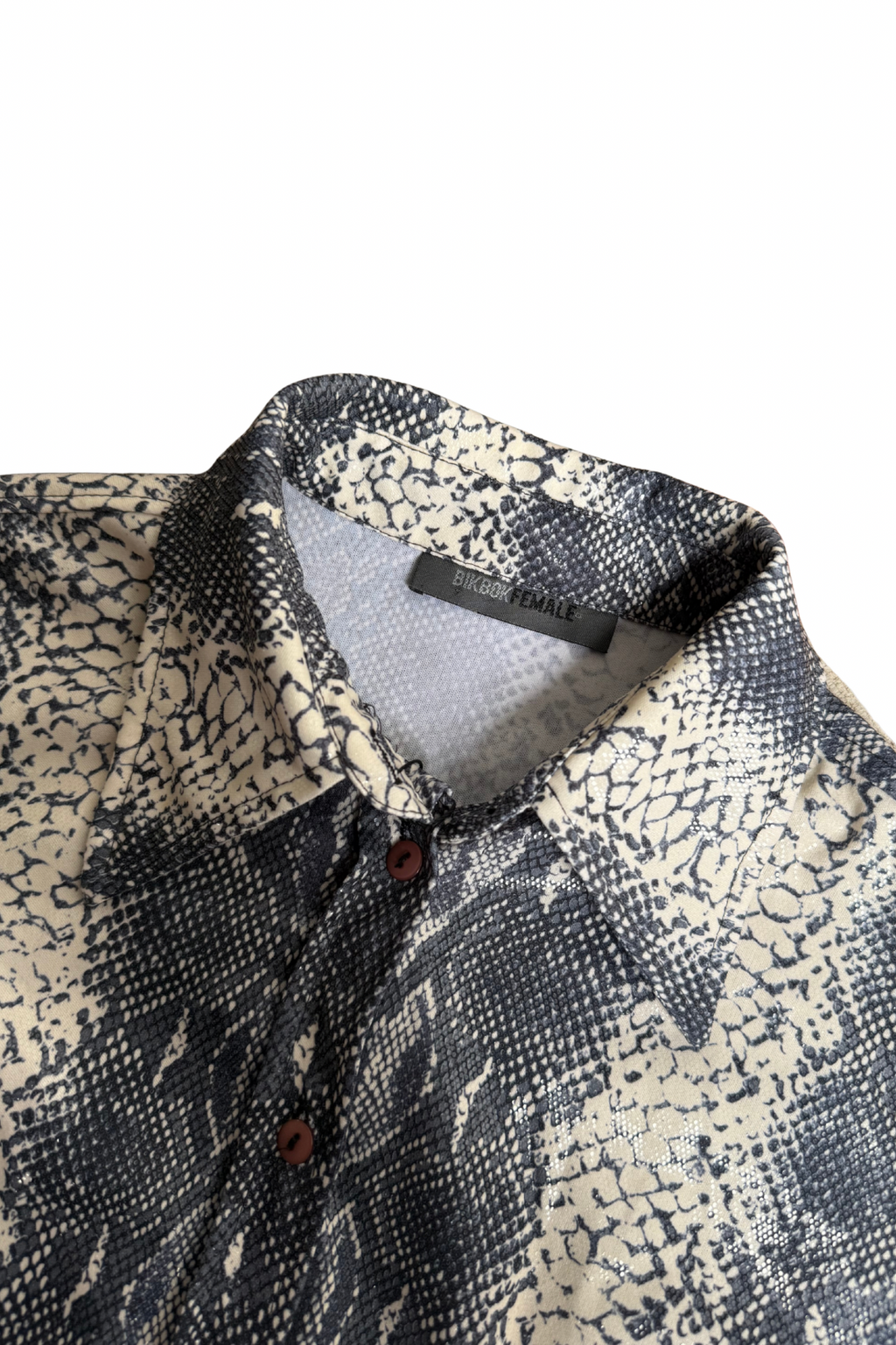 Vintage Snakeskin Shirt┃Size M