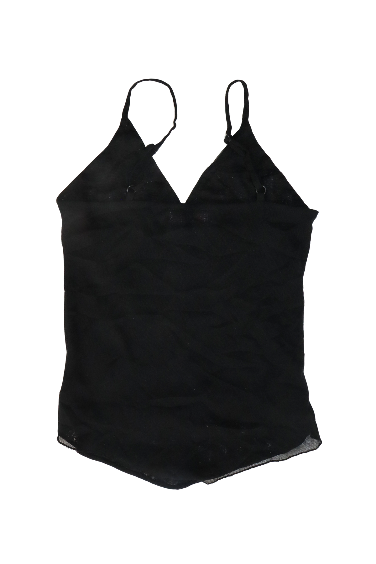 90s Black and Gold Sequin Singlet