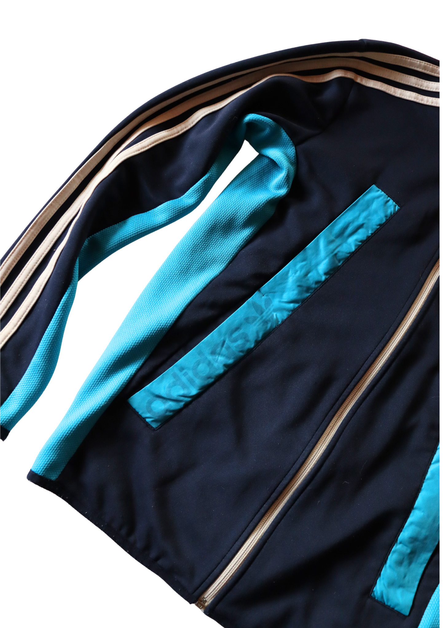 Navy Vintage Adidas Zip-up