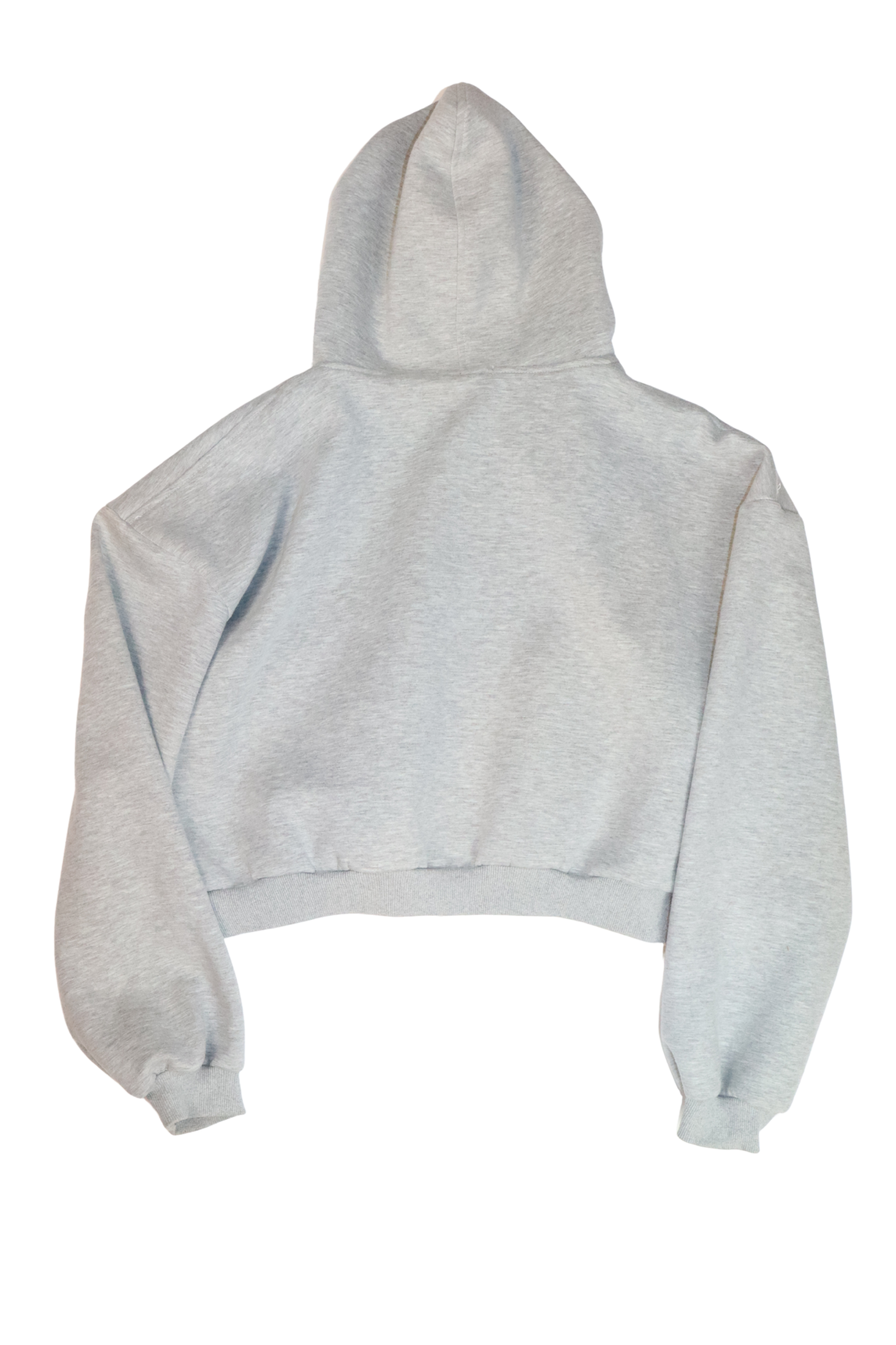 Grey Cropped Hoody┃Size M