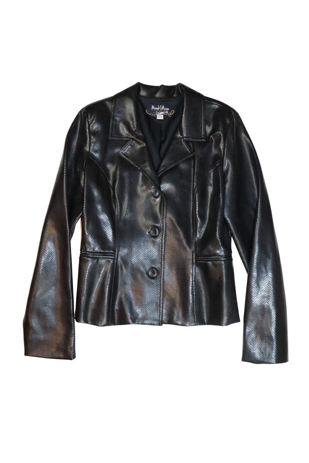 Vintage Pleather Blazer┃Size 12