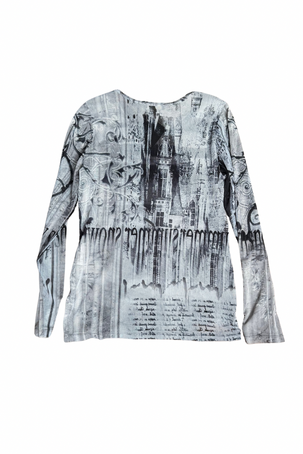 Graphic Mesh Longsleeve┃Size 10