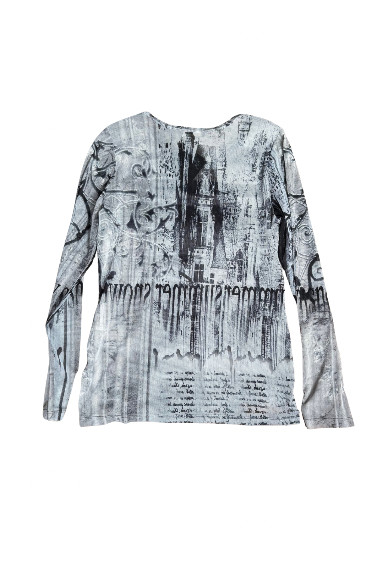 Graphic Mesh Longsleeve┃Size 10