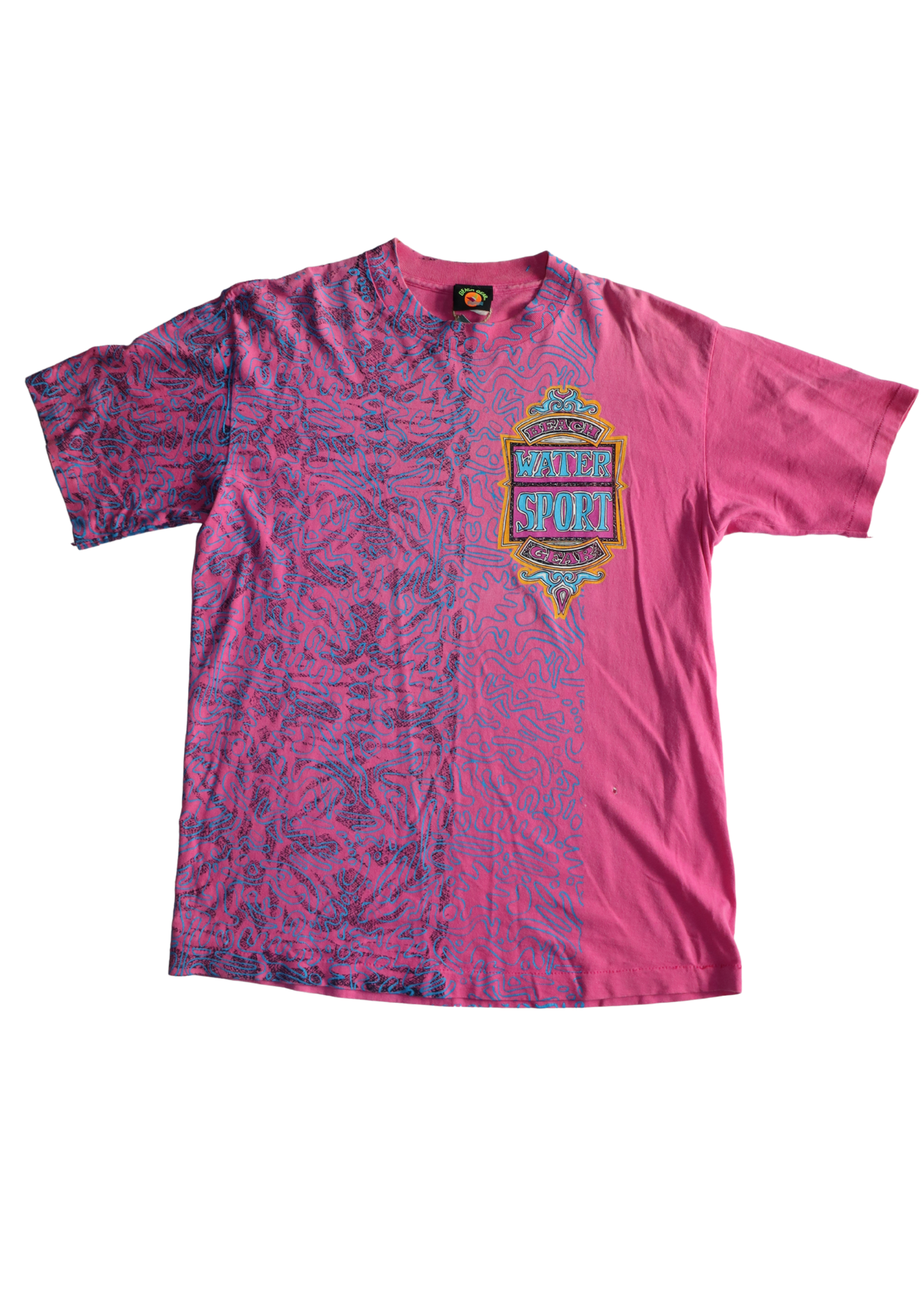 Vintage Pink Water Sport Tee┃Size L