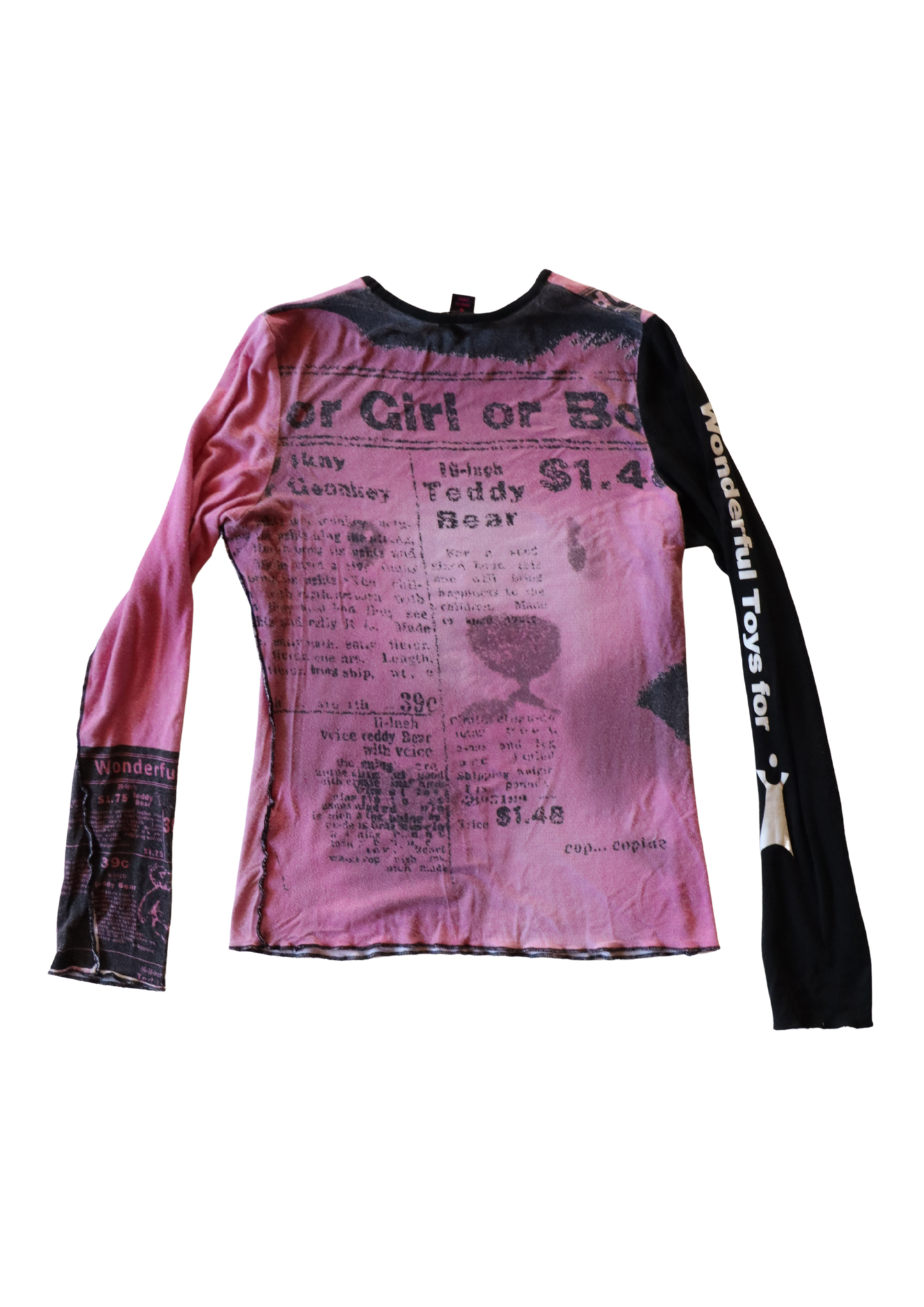 Pink Graphic Longsleeve┃Size M