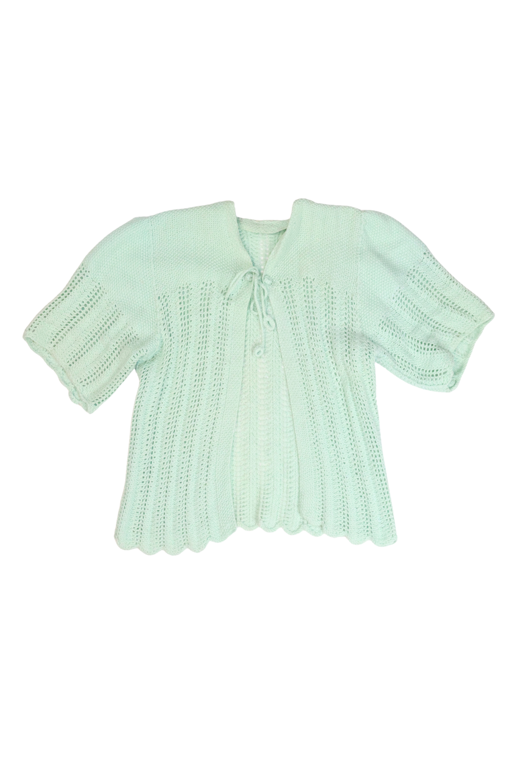 Green Knitted Cardigan