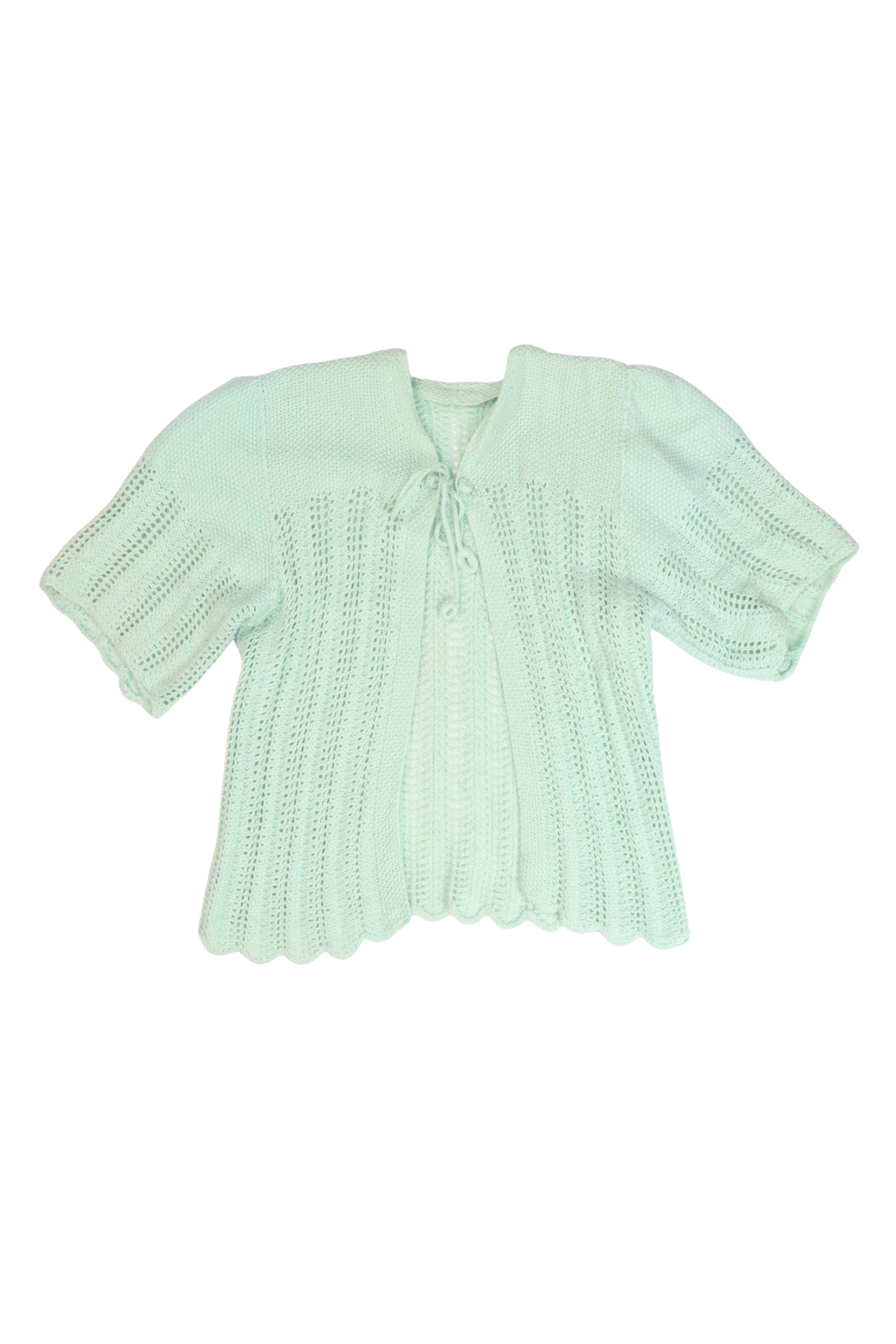 Green Knitted Cardigan