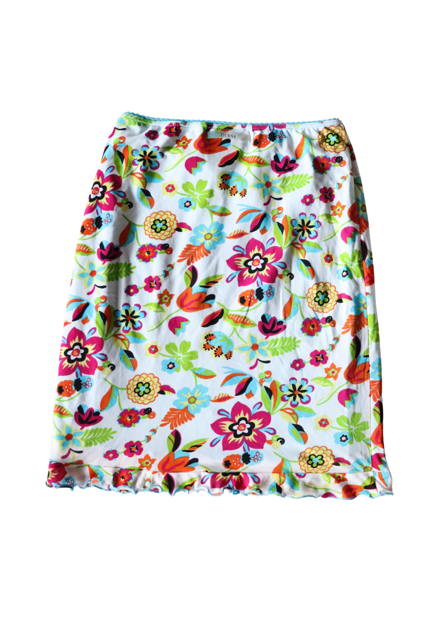 Vintage Guess Floral Midi Skirt | Size M