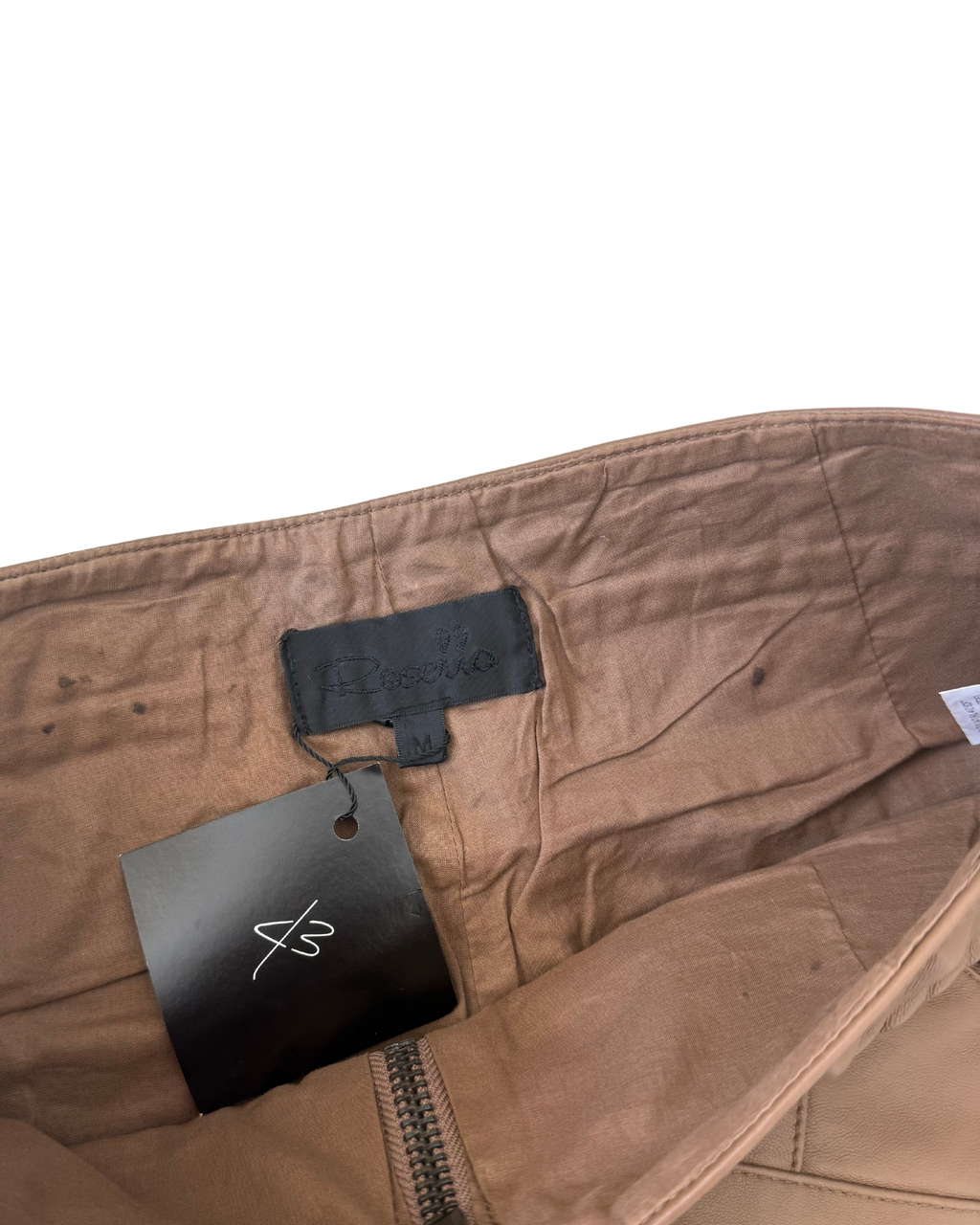 Brown Pleather Short Shorts┃Size M