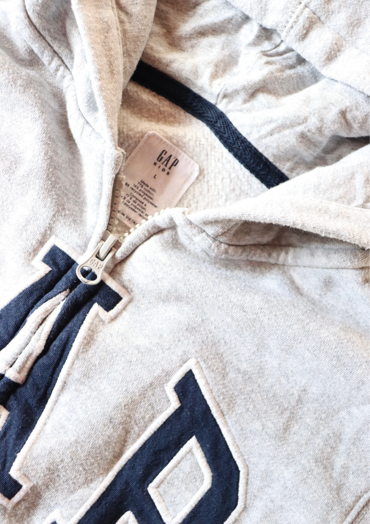 Grey Gap Zip-up Hoodie