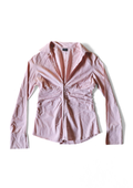 Vintage Glassons Hook and Eye Pink Shirt┃Size 10