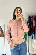 Pink Pleather Jacket