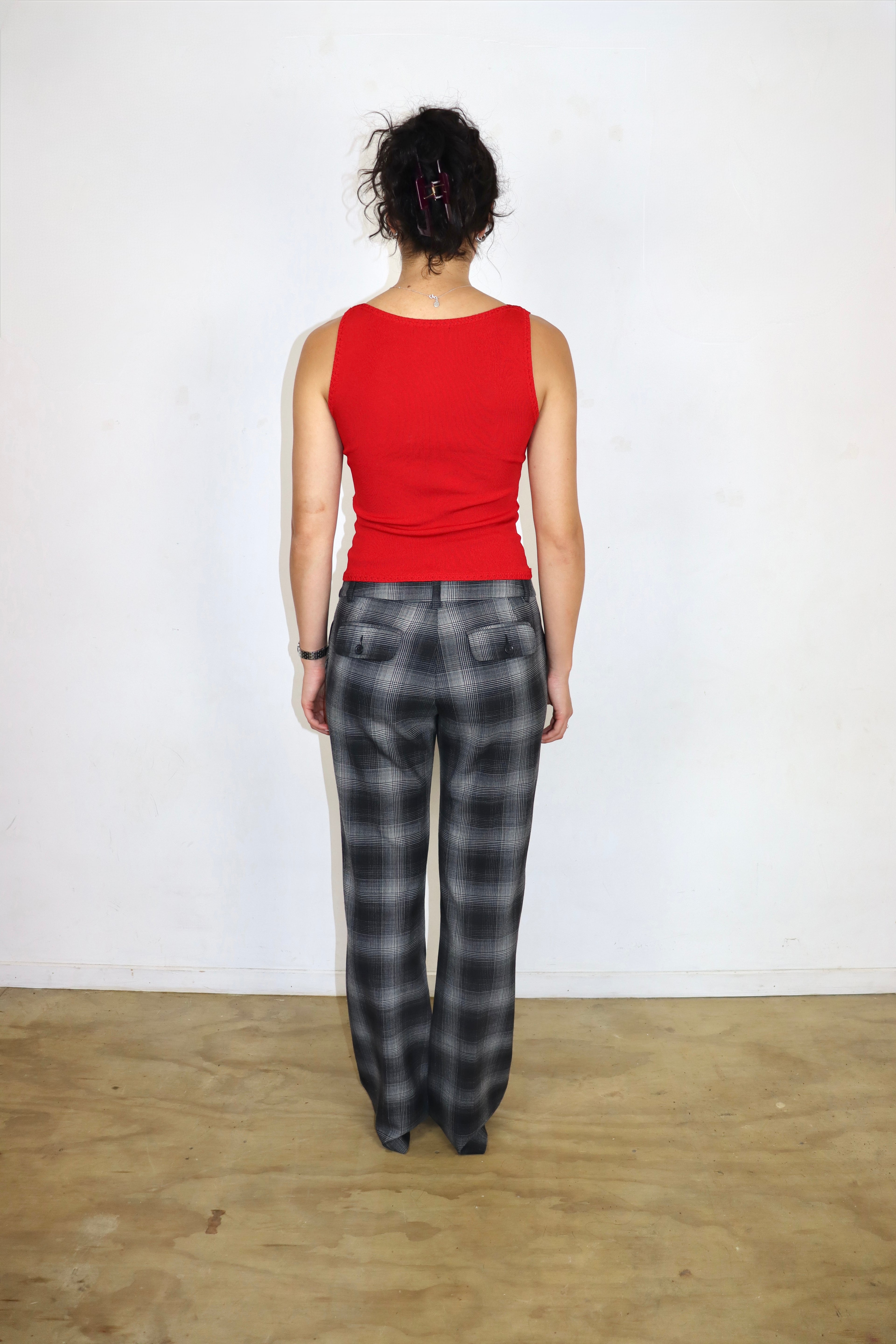 Plaid Low Rise Y2K Dresspants┃Size 10