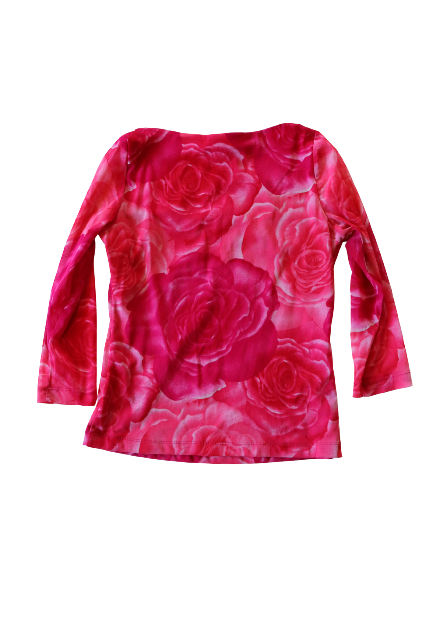 Pink 90s Rose Longsleeve┃Size S
