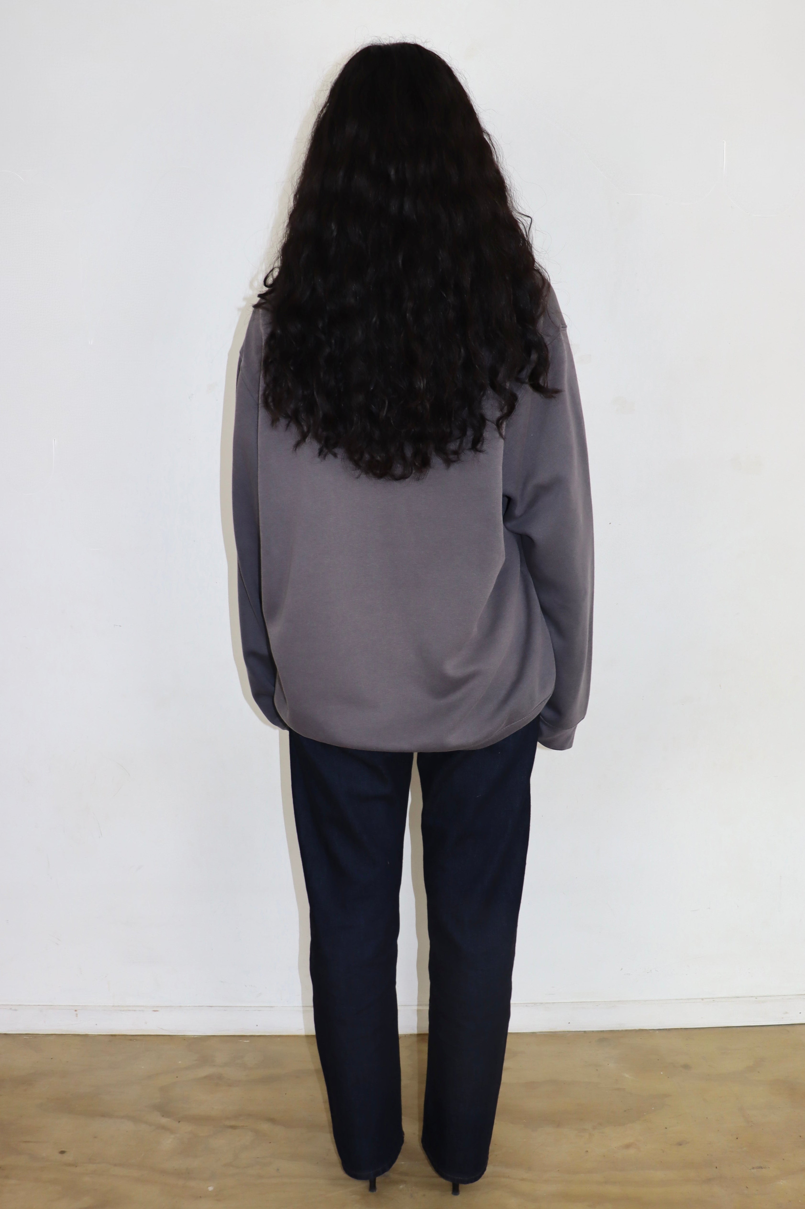 Vintage Grey Adidas Crew┃Size XL