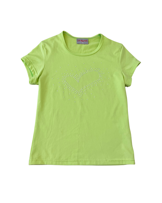 Vintage Green Heart Pagani Tee┃Size 10