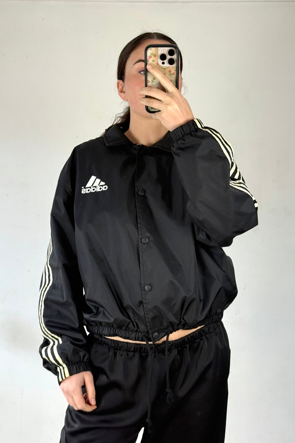 Black Adidas Windbreaker┃Size M