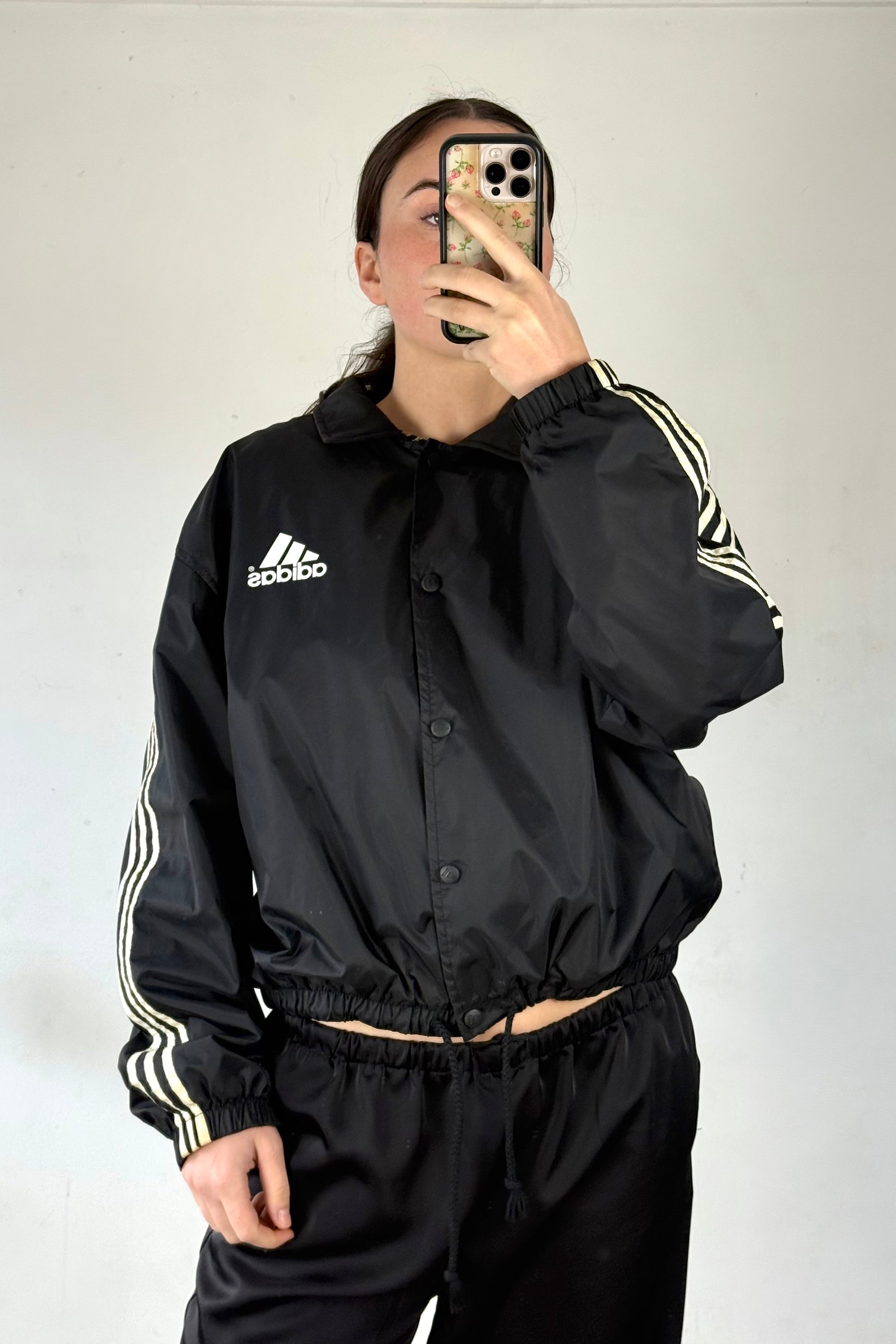 Black Adidas Windbreaker┃Size M