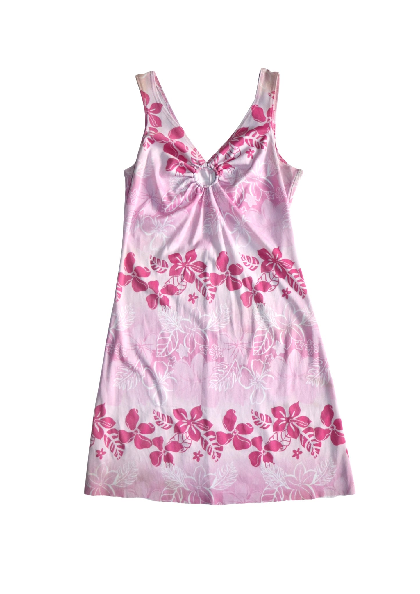 Pink Floral Mini Dress┃Size M