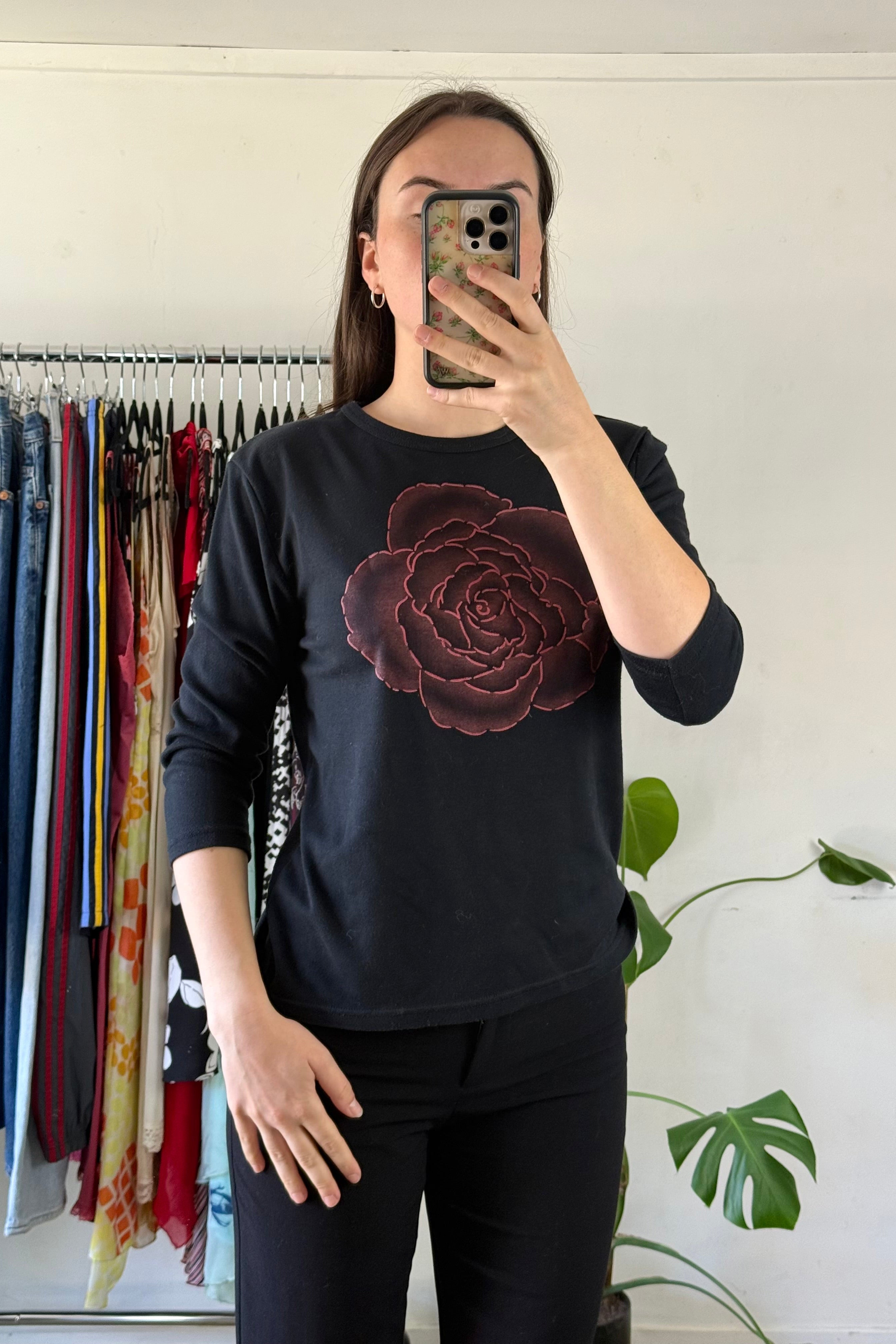 Vintage Garage Rose Top┃Size 16