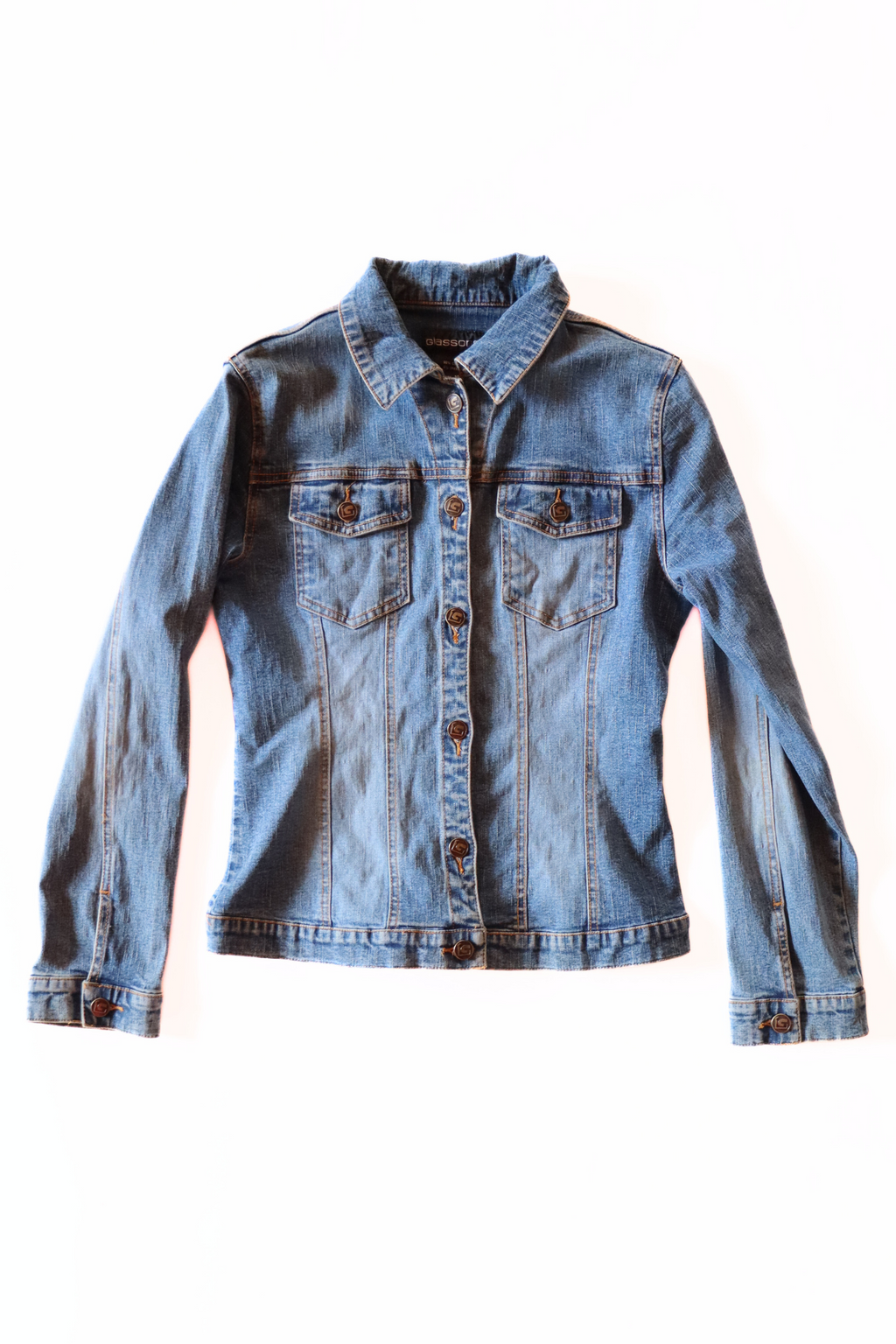 Vintage Fitted Denim Jacket┃Size 10