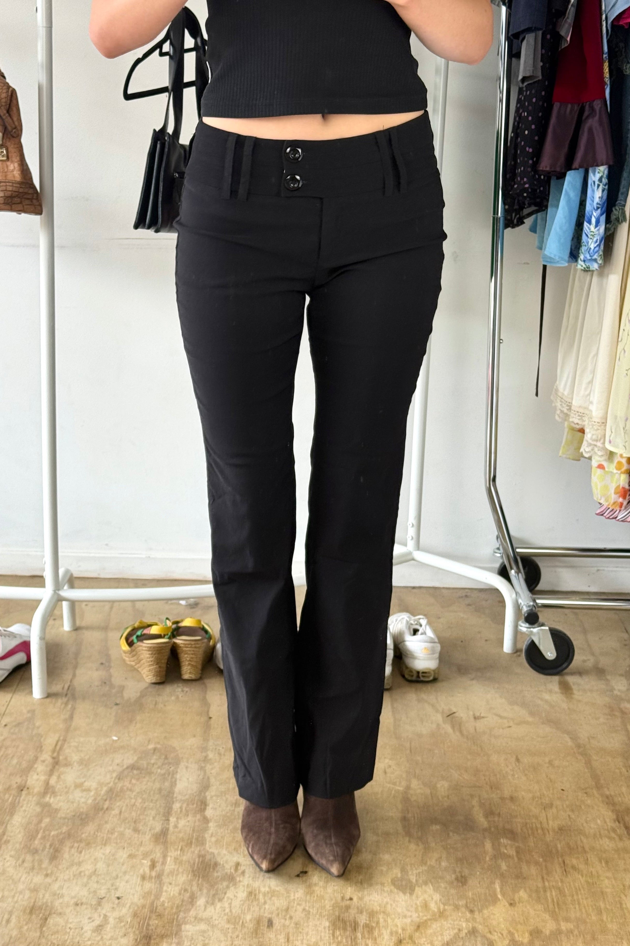 Y2K Black Dress Pants┃Size 10