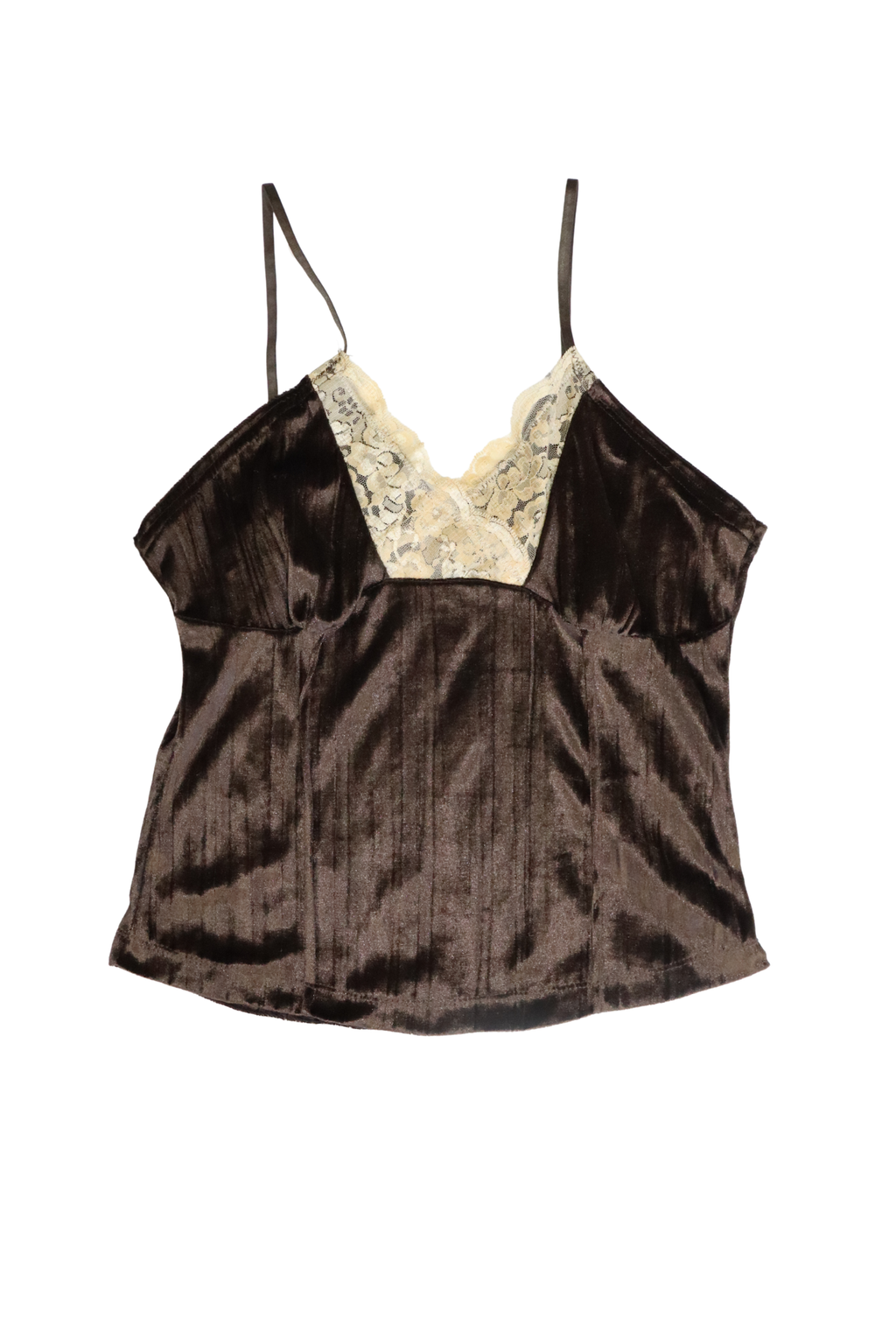 Brown Y2K Singlet┃Size S