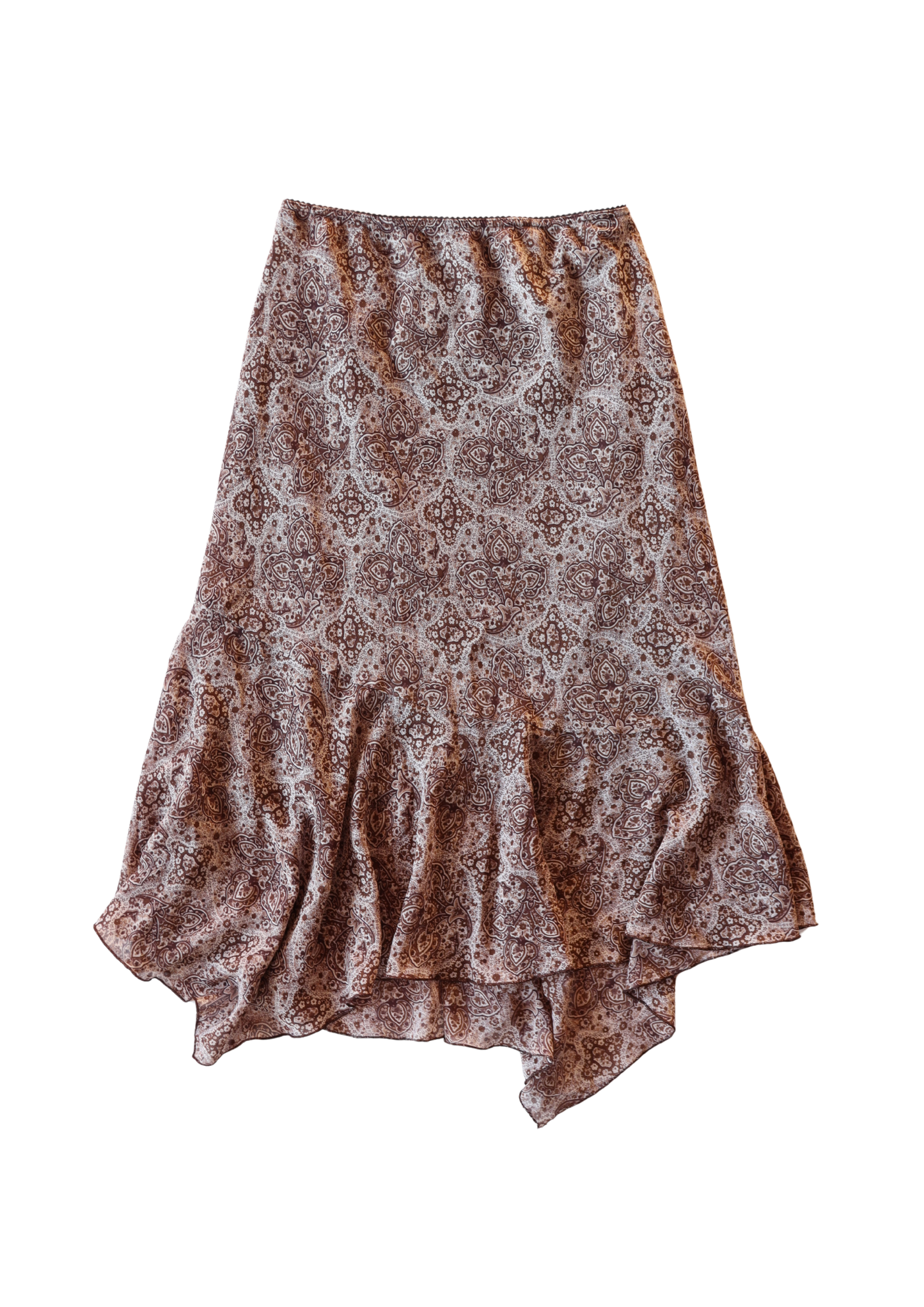 Vintage Paisley Midi Skirt