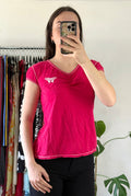 Pink Butterfly Tee┃Size M