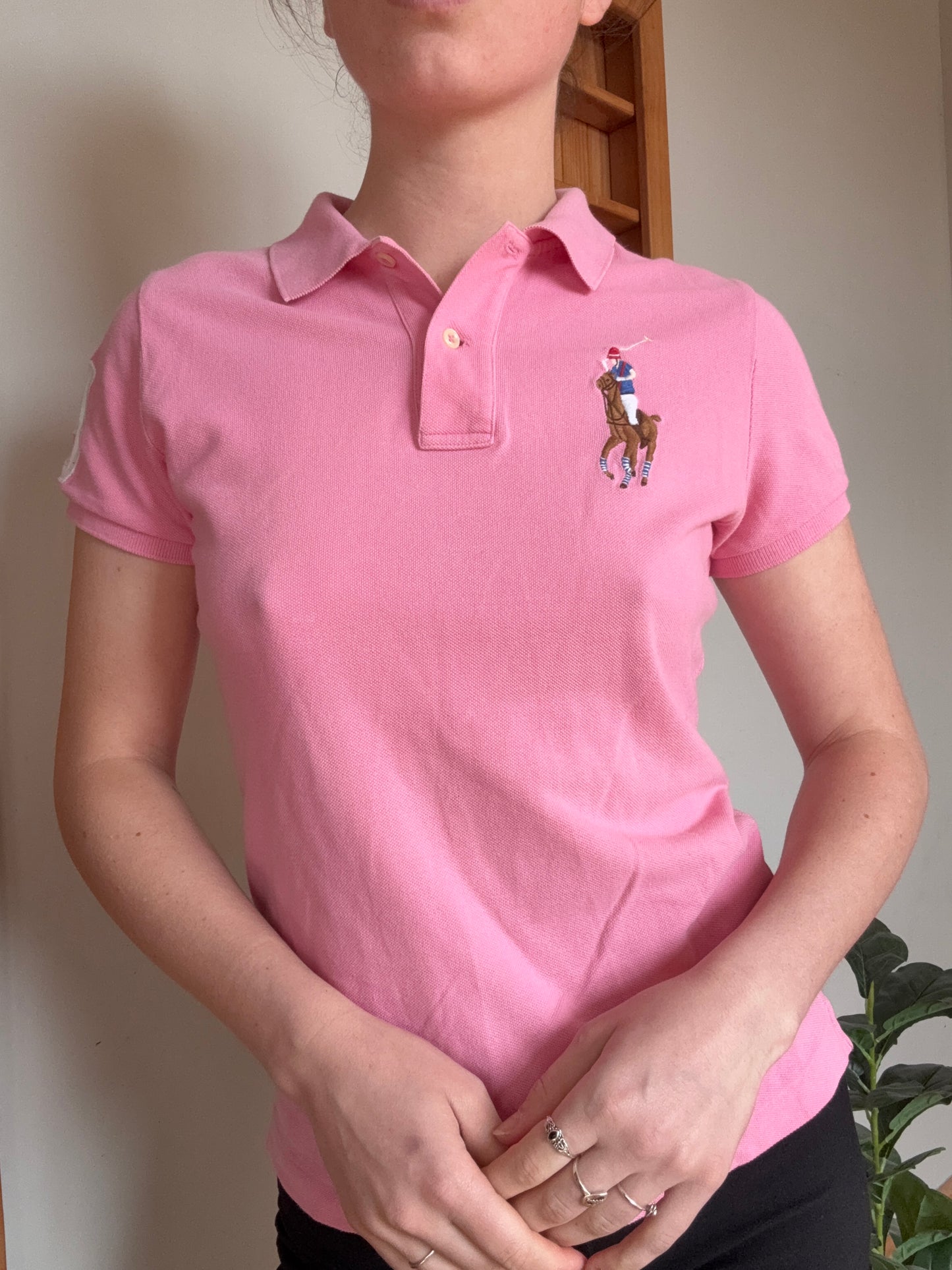 Pink Ralph Lauren Polo┃Size M