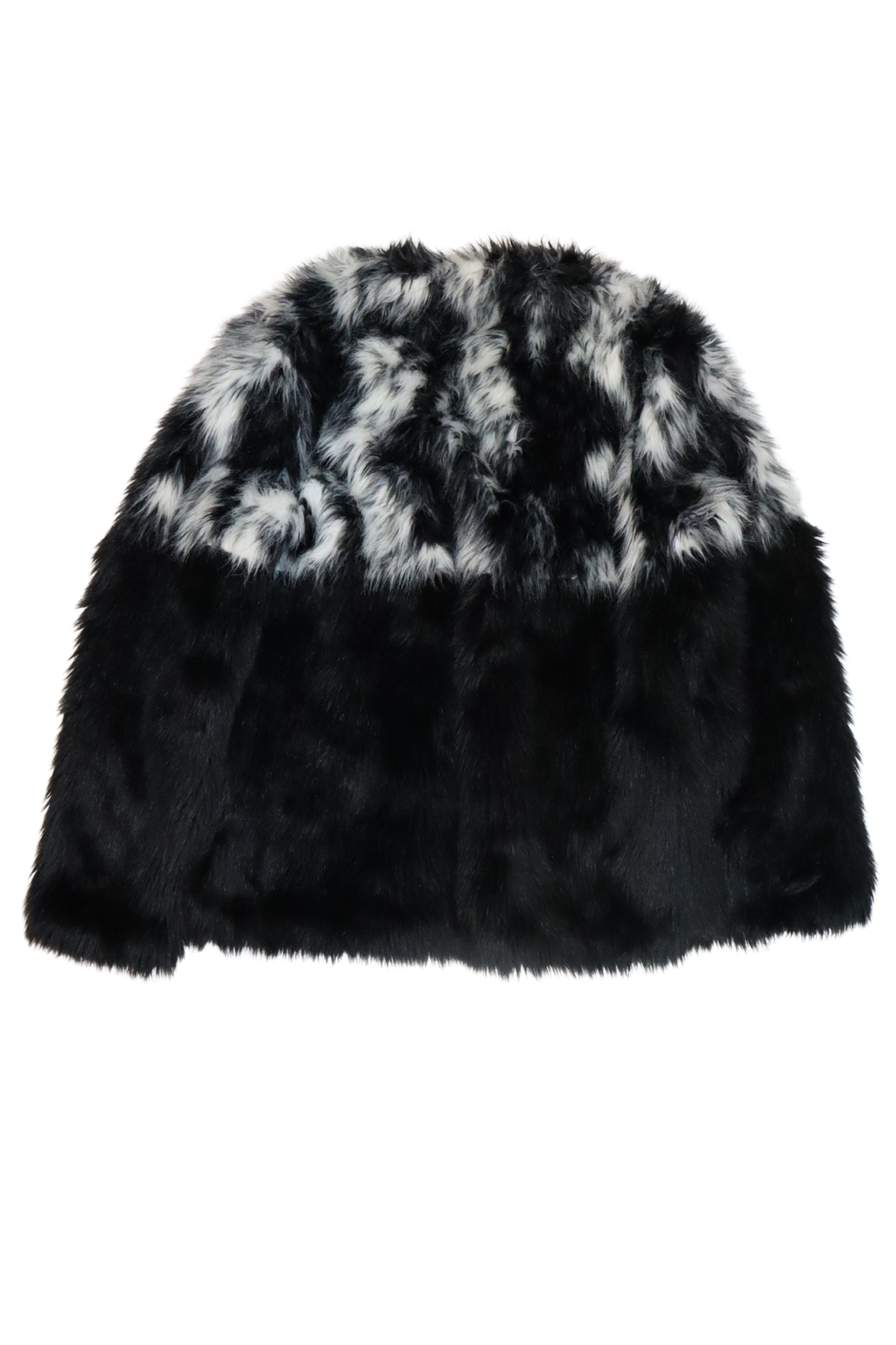 Black and White Faux Fur Jacket┃Size 10