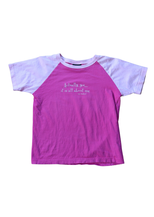 It Is All About Me Tee┃Size 8