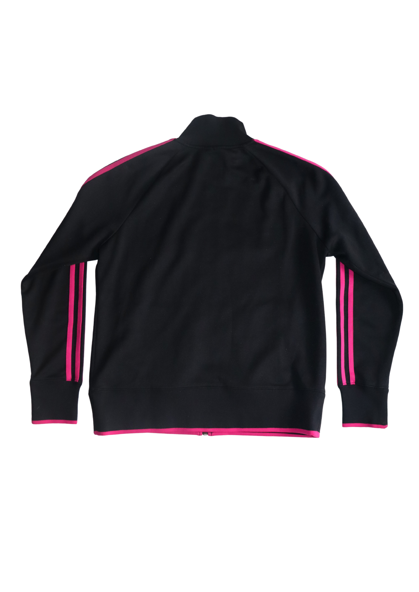 Vintage Adidas Black and Pink Zip-up | Size 14