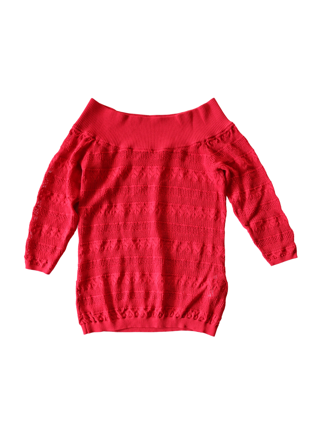 Red Guess Mesh Top┃Size 8