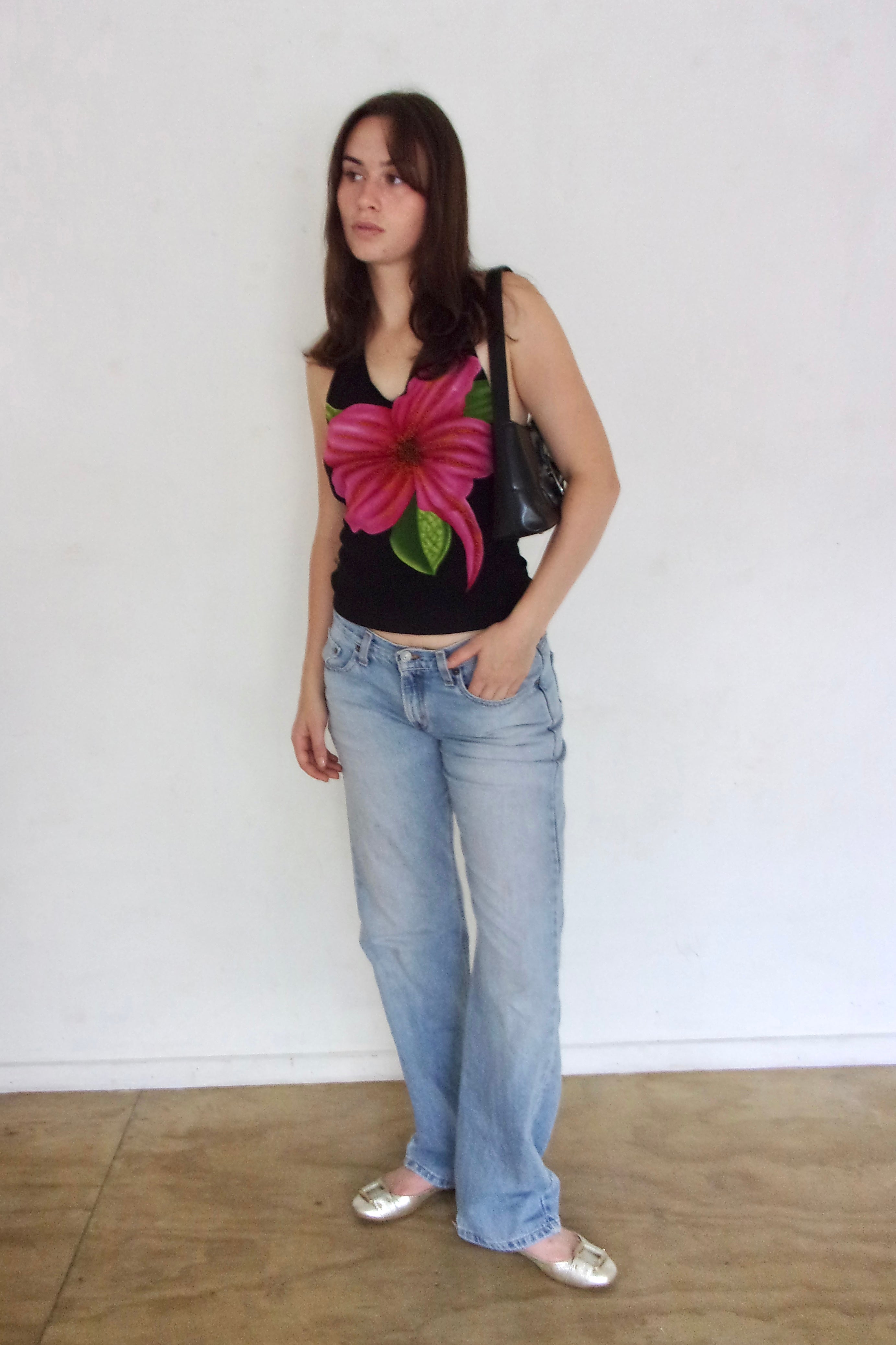Floral Halter Top | Size L