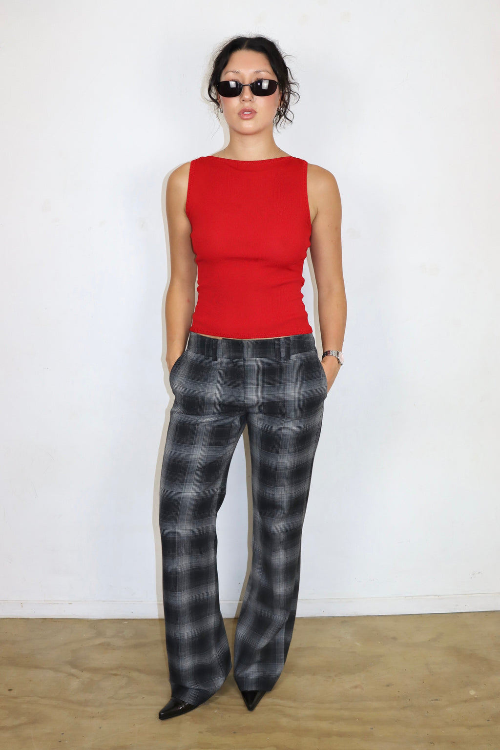90s Red Tank┃Size M/L