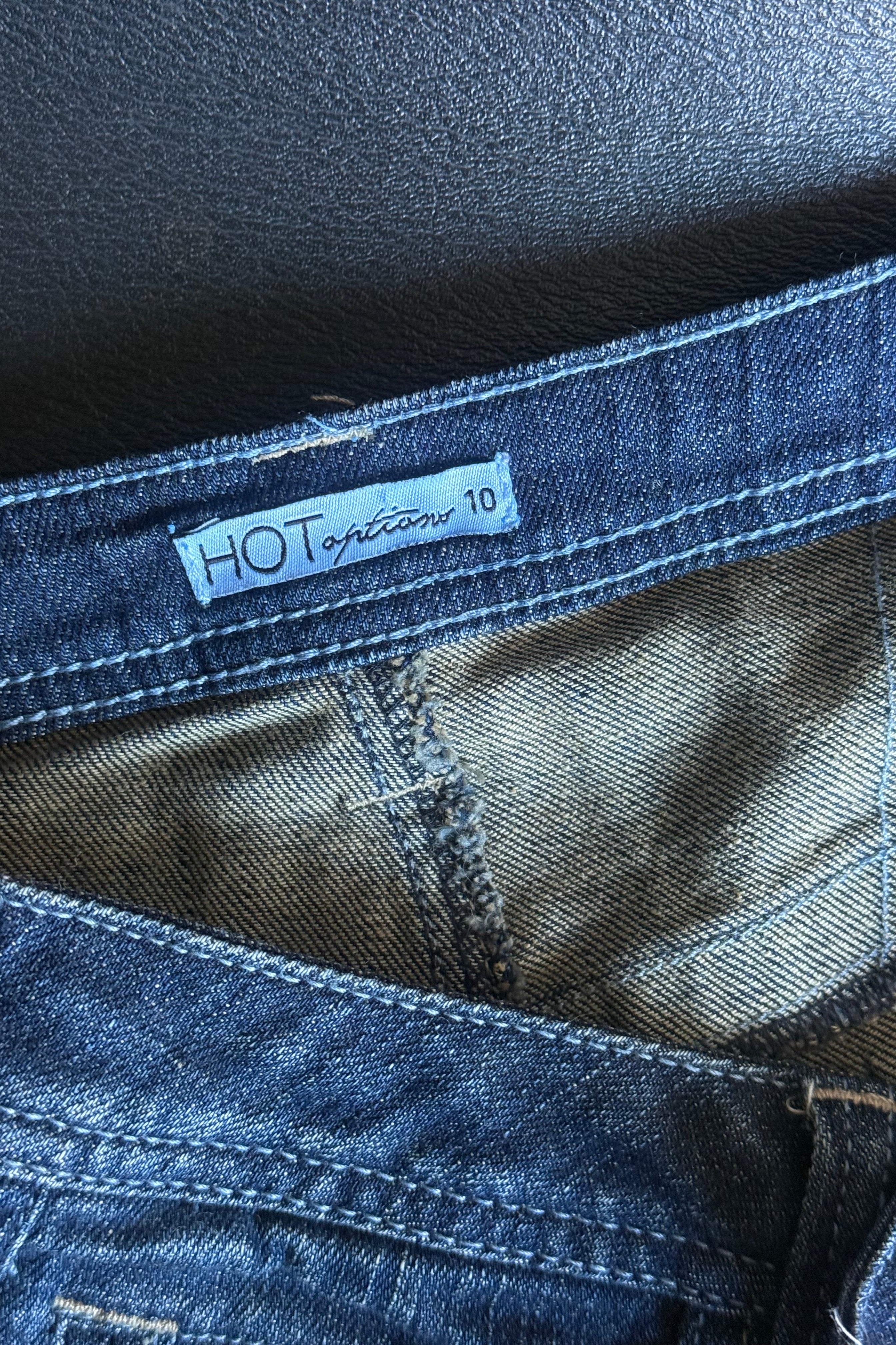 Studded Denim Short Shorts┃Size 10