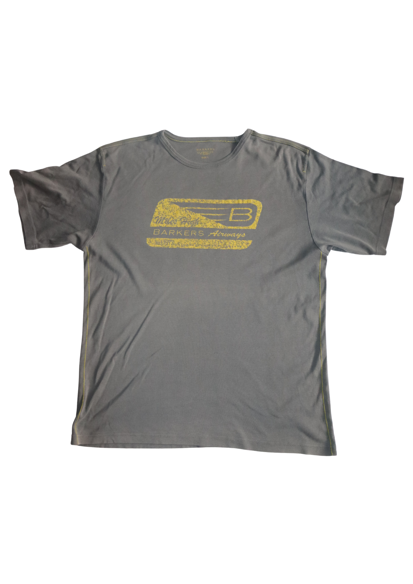 Vintage Barkers Grey Tee┃Size L