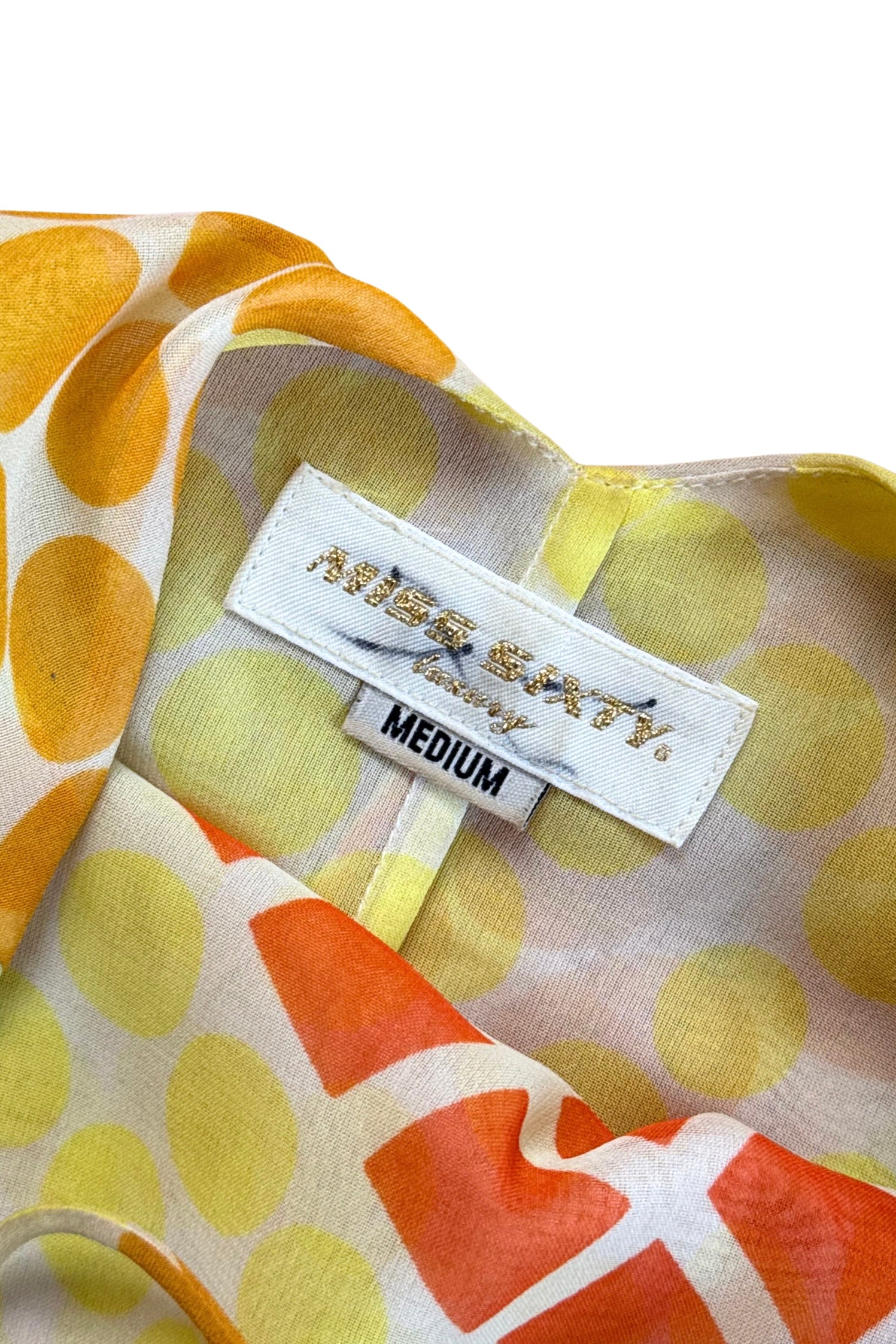 Yellow and Orange Miss Sixty Maxi Dress┃Size M
