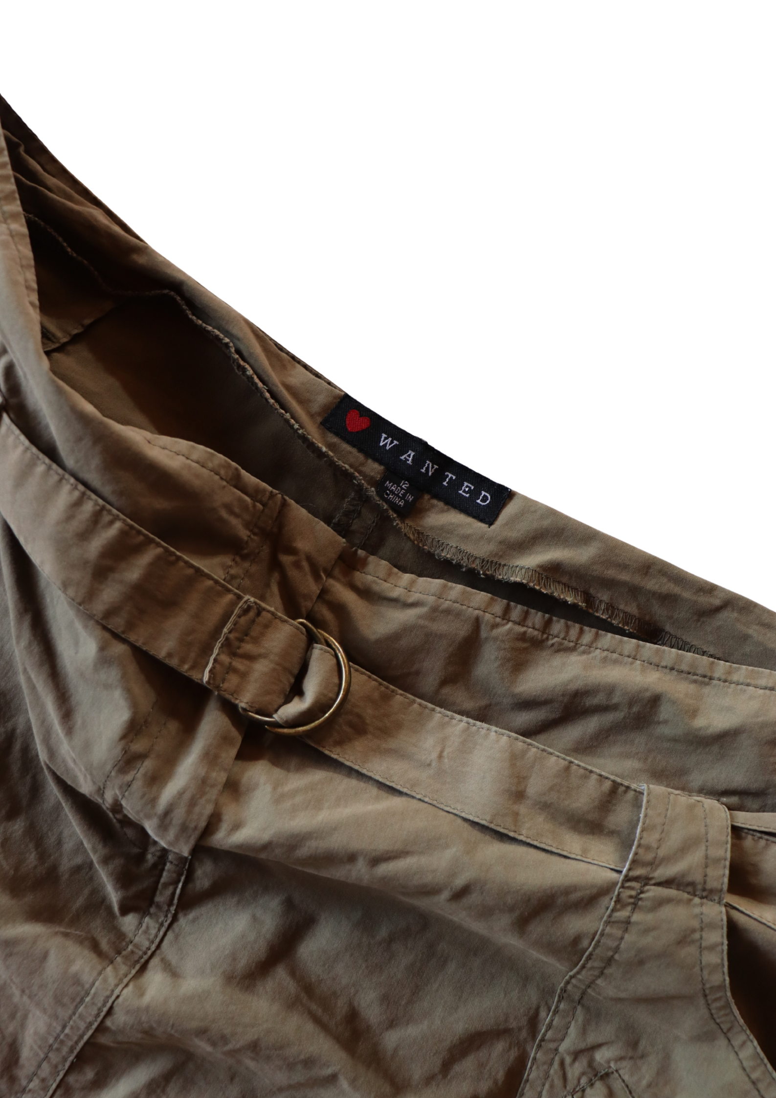 Vintage Green Cargo Skirt┃Size 12