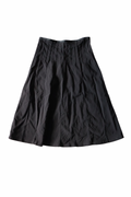 Vintage Black Pleated Midi Skirt┃Size 8