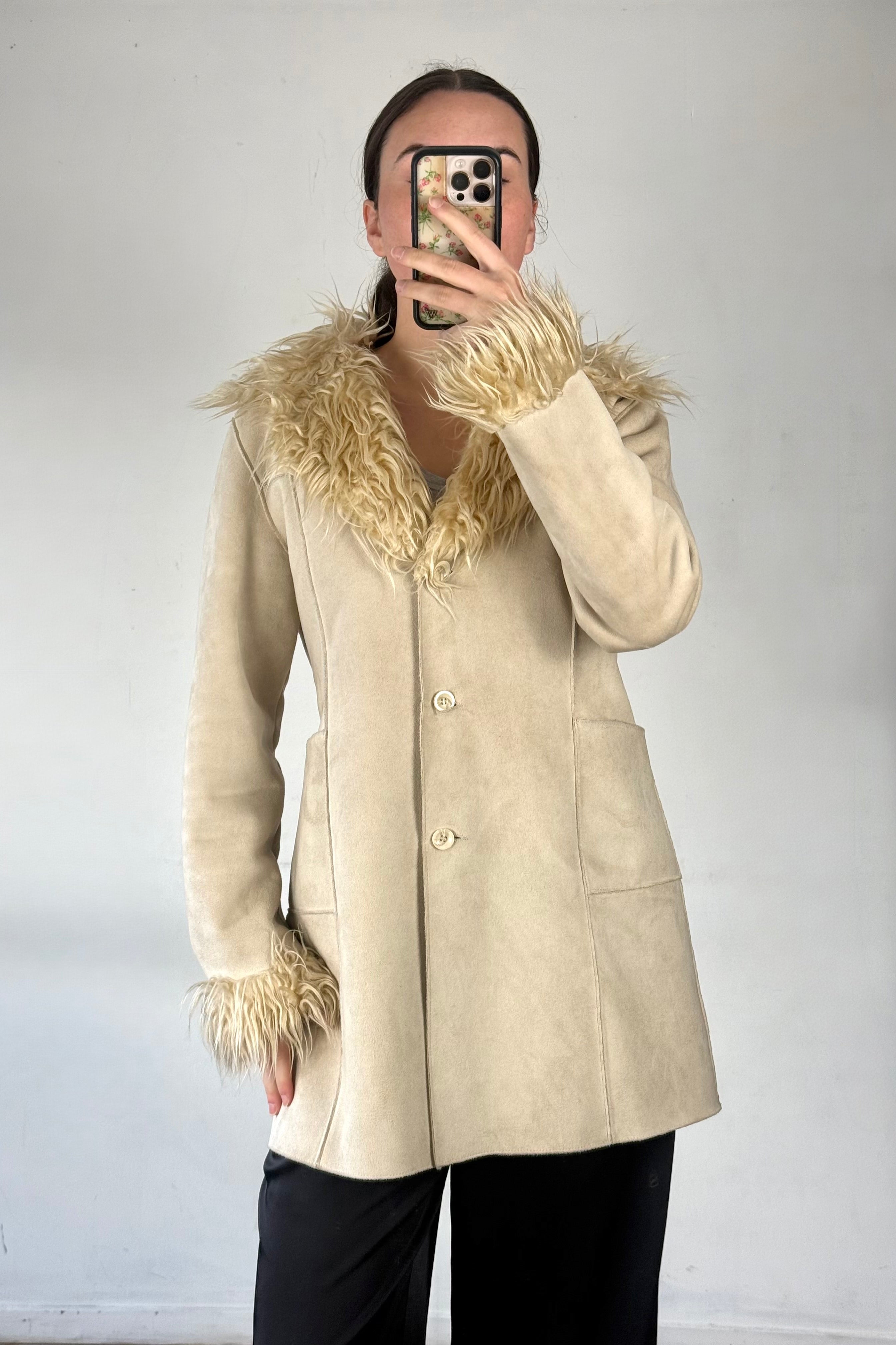 Cream Penny Coat┃Size 12