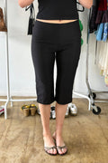 Vintage Black Capris
