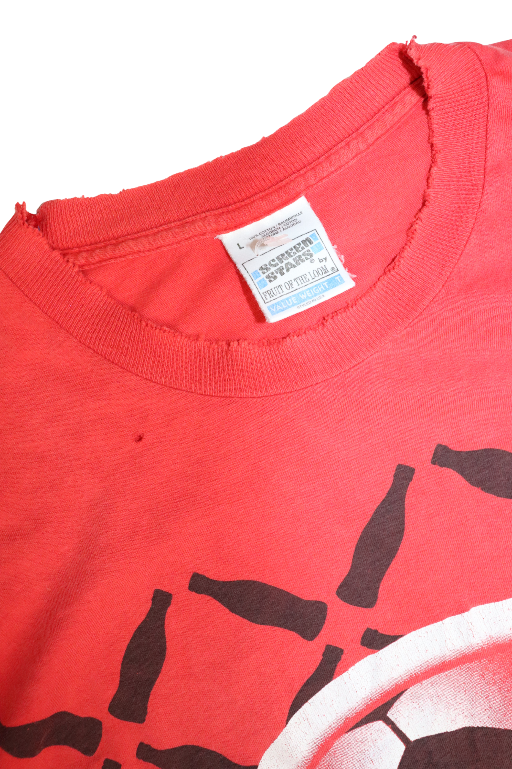 Coca Cola Football Tee┃Size L