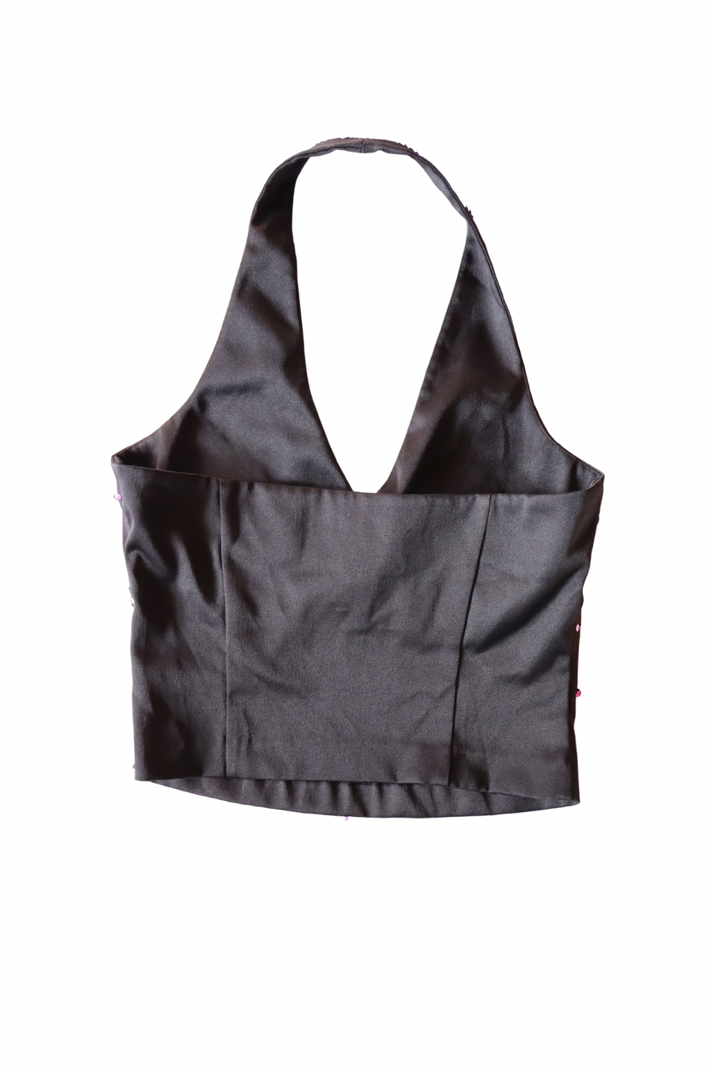 Black and Purple Halter Top┃Size 10